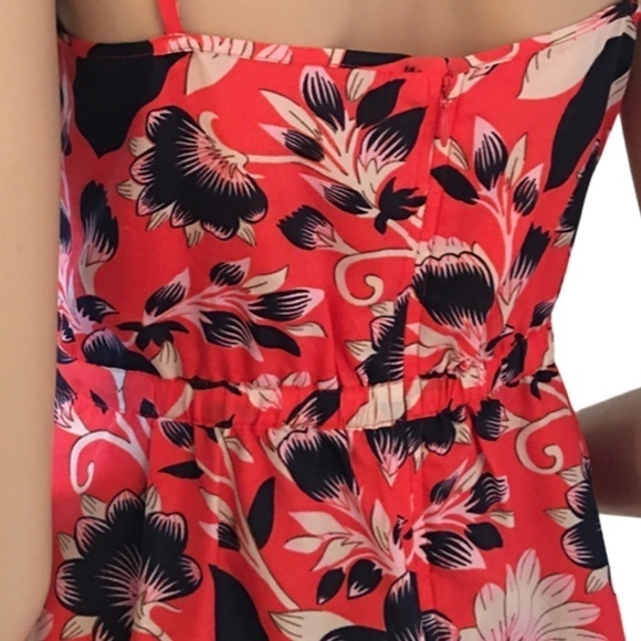 J. Crew Floral Dress Sun Summer Vivid Floral Print Pockets Fun Flirty - Picture 9 of 14